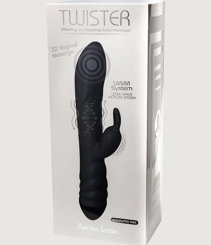 Female Sex Toys Adrien Lastic Twister Rabbit Dildo Vibrator With Rotation Adrien Lastic