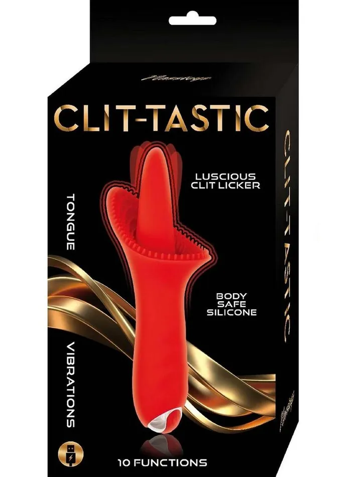 Female Sex Toys Nasstoys ClitTastic Luscious Clit Licker Rechargeable Silicone Clitoral Vibrator