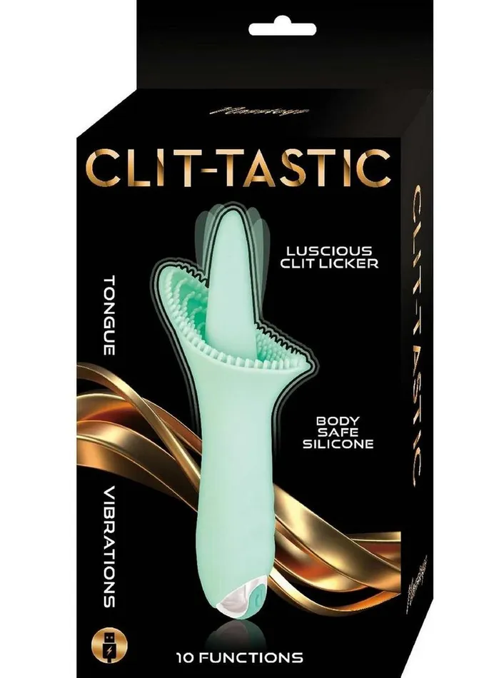 Female Sex Toys Nasstoys ClitTastic Luscious Clit Licker Rechargeable Silicone Clitoral Vibrator