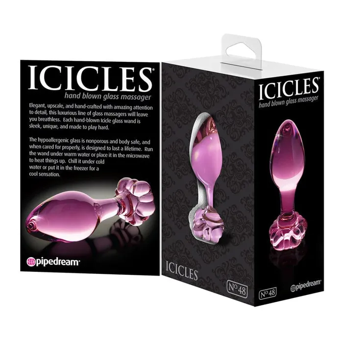 Anal Pipedream Products Icicles No 48 Glass Plug Pipedream Products