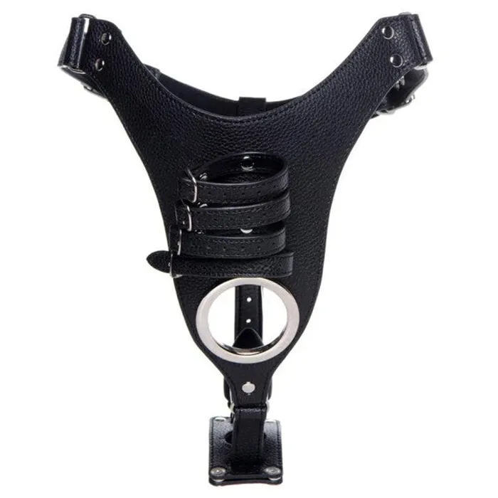 Male Sex Toys XR Brands Strict Male Chastity Harness With Silicone Anal Plug